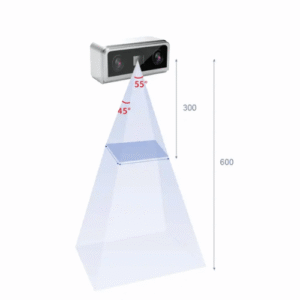 High-Resolution 3D Sensor, 1280x1024, 30-600mm Range, 55° FOV - Specimen Track