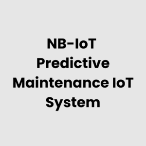 NB-IoT Predictive Maintenance IoT System