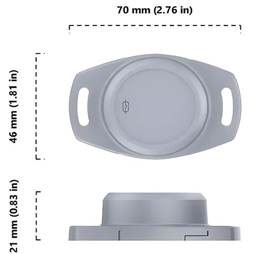 IoT Bluetooth Beacon with iBeacon, Eddystone, Sensors, Long Battery, IP67 - Specimen Track - Image 4
