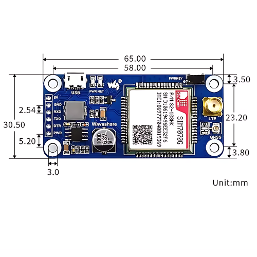 IoT Multi-Band Development Board EVB Board - Specimen Track
