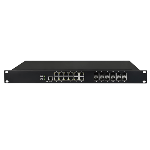 12 Ports LAN and 12 SFP POE Managed Enterprise Network Switch - Specimen Track - Image 2