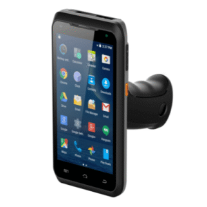 Industrial PDA Barcode Scanner with Ergonomic Pistol Grip - Specimen Track