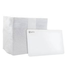 Custom 13.56 MHz UVNFC Card with Metal Finish for Banks - Specimen Track