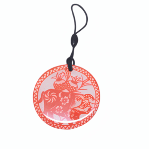 Epoxy Keychain NFC Hang Tag with Customized Logo - Specimen Track