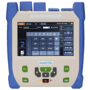 Handheld Mini OTDR with Visual Fault Location and Color Display - Specimen Track