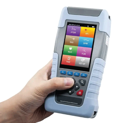 Single Mode Fiber Tester with 3.5-In Touch Display & 22 dB Dynamic Range - Specimen Track