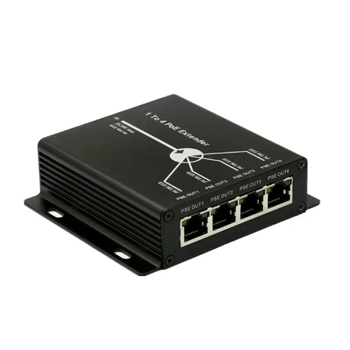 Specimen Track PoE Extender for IP camera Extend transmission distance with 10M or 100 M LAN ports network switch