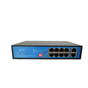 Specimen Track POE Switch 4 8 16 24 port 100 or 1000M Ethernet Fiber Switch POE Gigabit with 2 Uplink RJ45 Ports