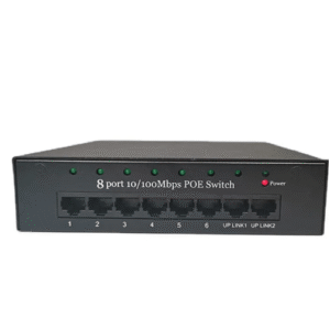 Specimen Track 8-Port POE Gigabit Switch 18 V Ethernet Switch VLAN With External Power for Wireless AP Camera Video Intercom System