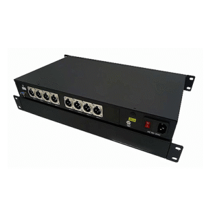 8-Channel XLR Audio Converter with 16-Bit Digital Encoding Over Fiber Optic - Specimen Track
