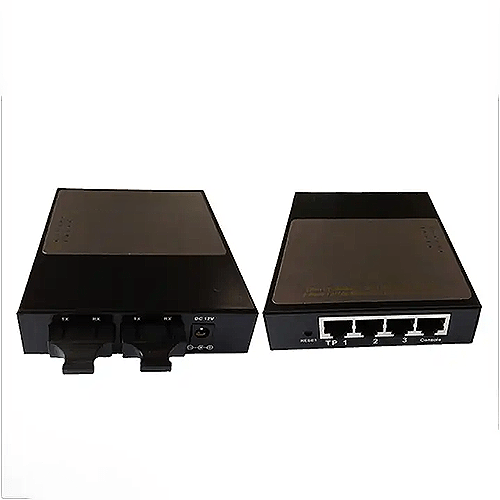 Ring Type Fiber Media Converter with 2 Gigabit Fiber Ports & Redundant Network Protection - Specimen Track