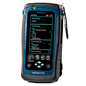 Ethernet Cabling Certifier with Advanced Reporting Software - Specimen Track