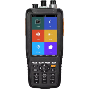 Compact Fiber Optic Tester with Capacitive Touch Screen - Specimen Track