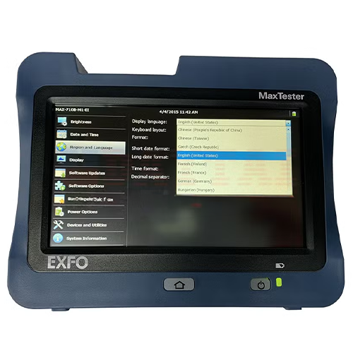 Handheld OTDR with Rugged Design and Enhanced Touchscreen - Specimen Track