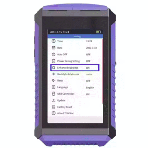 Live Fiber OTDR with Real Time Analysis and Fast Detection - Specimen Track